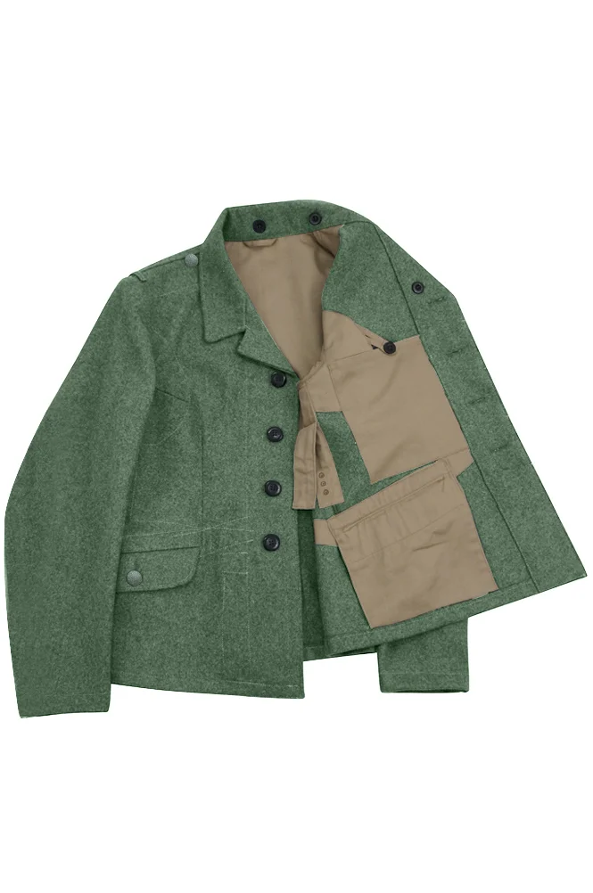   Luftwaffe German M1940 EM NCO Field Grey Wool Flight Tunic Fliegerbluse German-Uniform