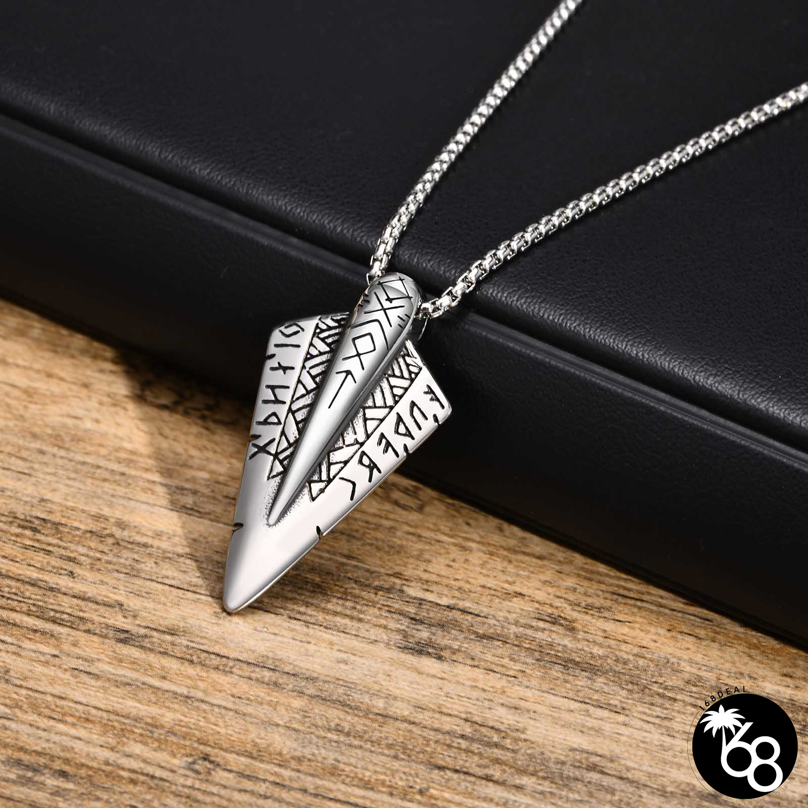 Men's Metal Stainless Steel Vintage Link Chain Geometric Necklace | 168DEAL