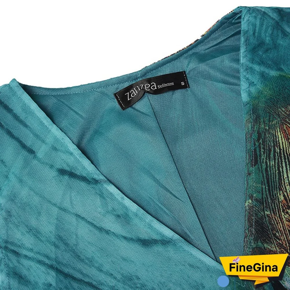 New S-5XL Fashion Flare Swing Maxi Dress Sleeveless Peacock Print Maxi Dresses Summer Bohemian Dresses