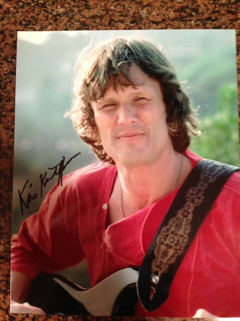 Kris Kristofferson signed autographed 8x10 Photo Poster painting