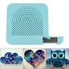 Handmade Quilter Grid Guide for Paper Folding Craft Paper Quilling (Blue)