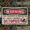 Warning - Vintage Metal Signs(12*16Inch) - Warning