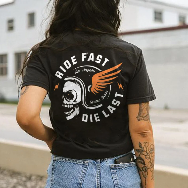Ride Fast Printed Women's T-shirt