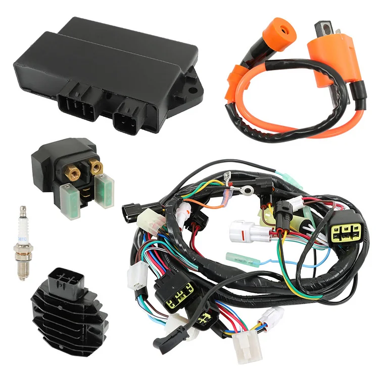 SEBLAFF Ignition Coil CDI Relay Regulator Wire Harness 5YT-85540-00-00 5YT-82590-00-00 Replacement for 2004-2013 Raptor YFM350R