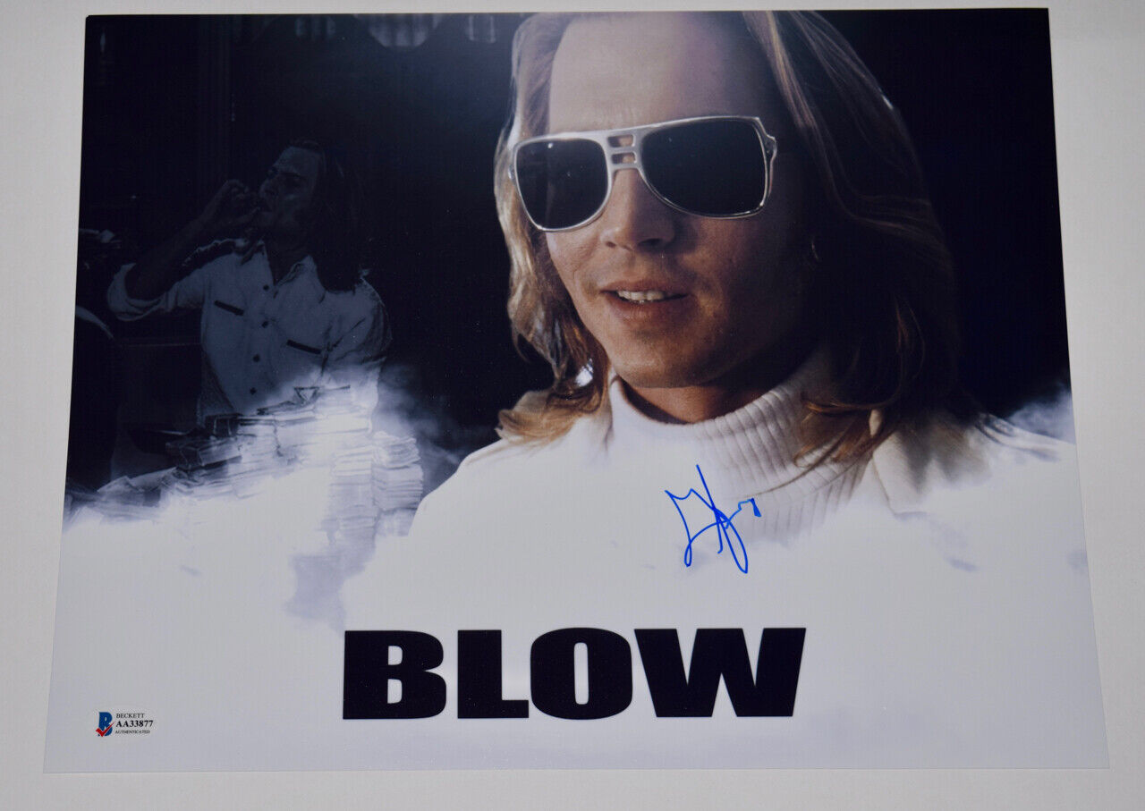 George Jung Signed 11x14 Photo Poster painting Blow Boston Smuggler Johnny Depp Beckett COA