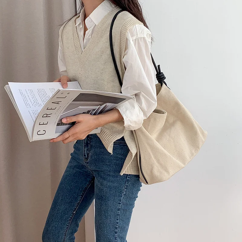 Soft Leather Tote Commuter Large Capacity Shoulder Bag