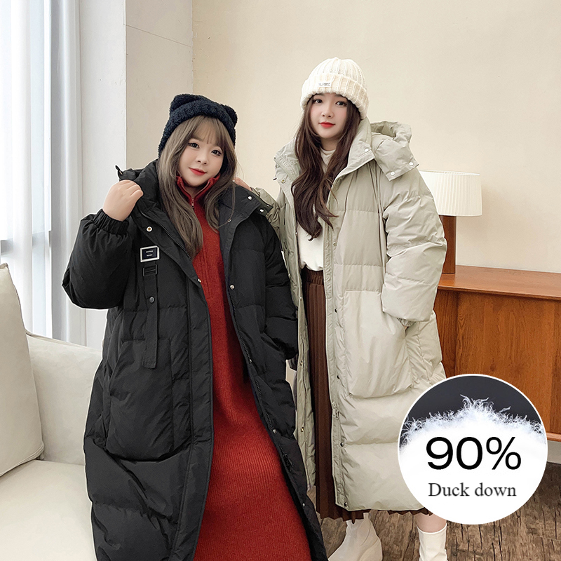 Arctic Plus White Duck Down Parka with Detachable Hood 