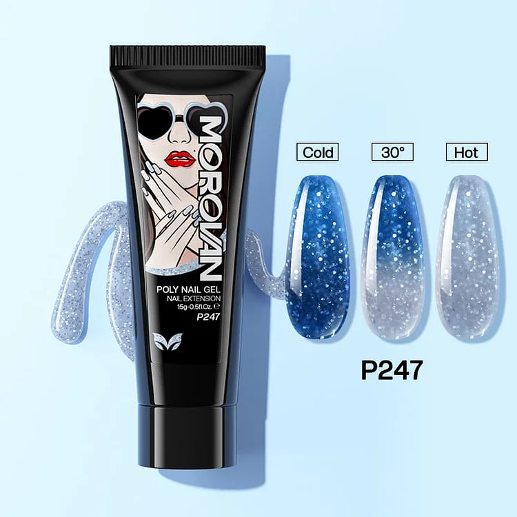 Blue Sapphire Glitter - Temperature Chang Series