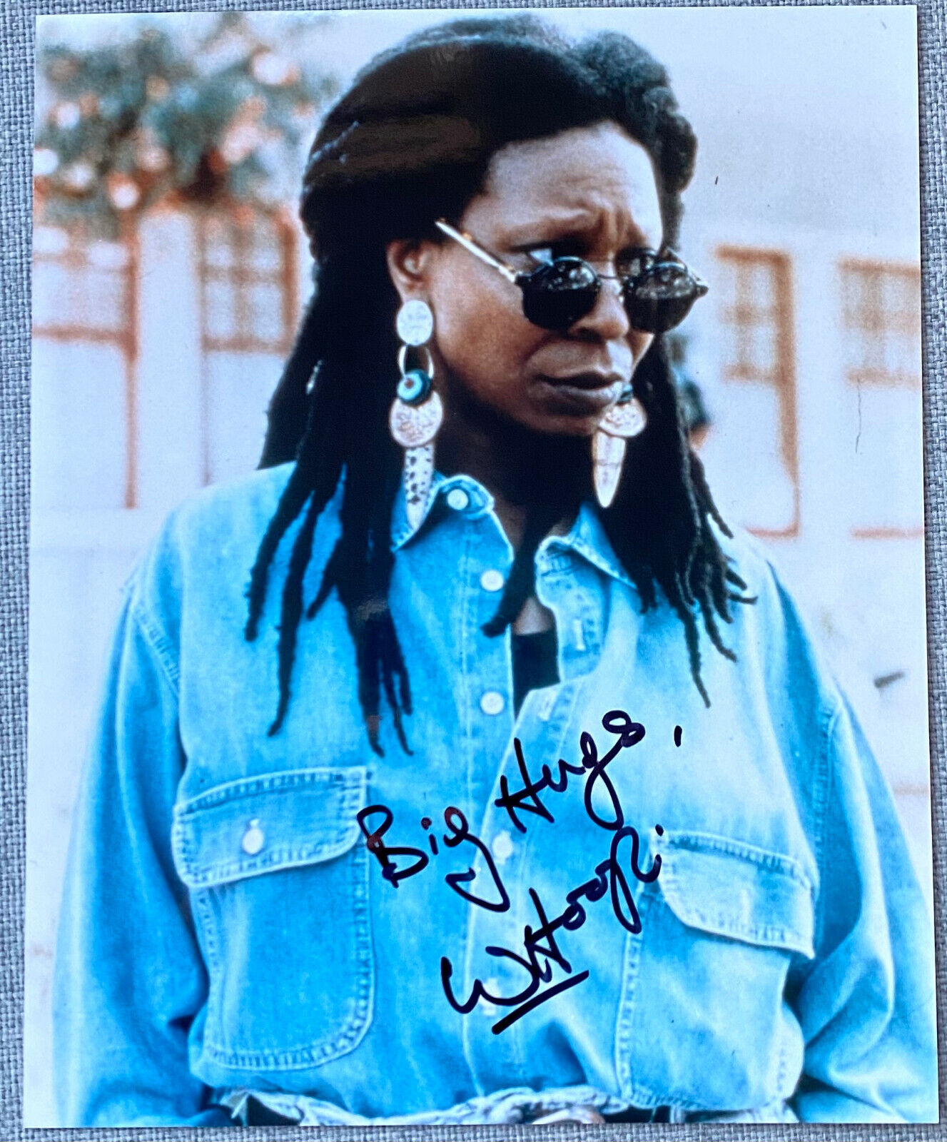 Whoopi Goldberg Signed In-Person 8x10 Color Photo Poster painting - Authentic