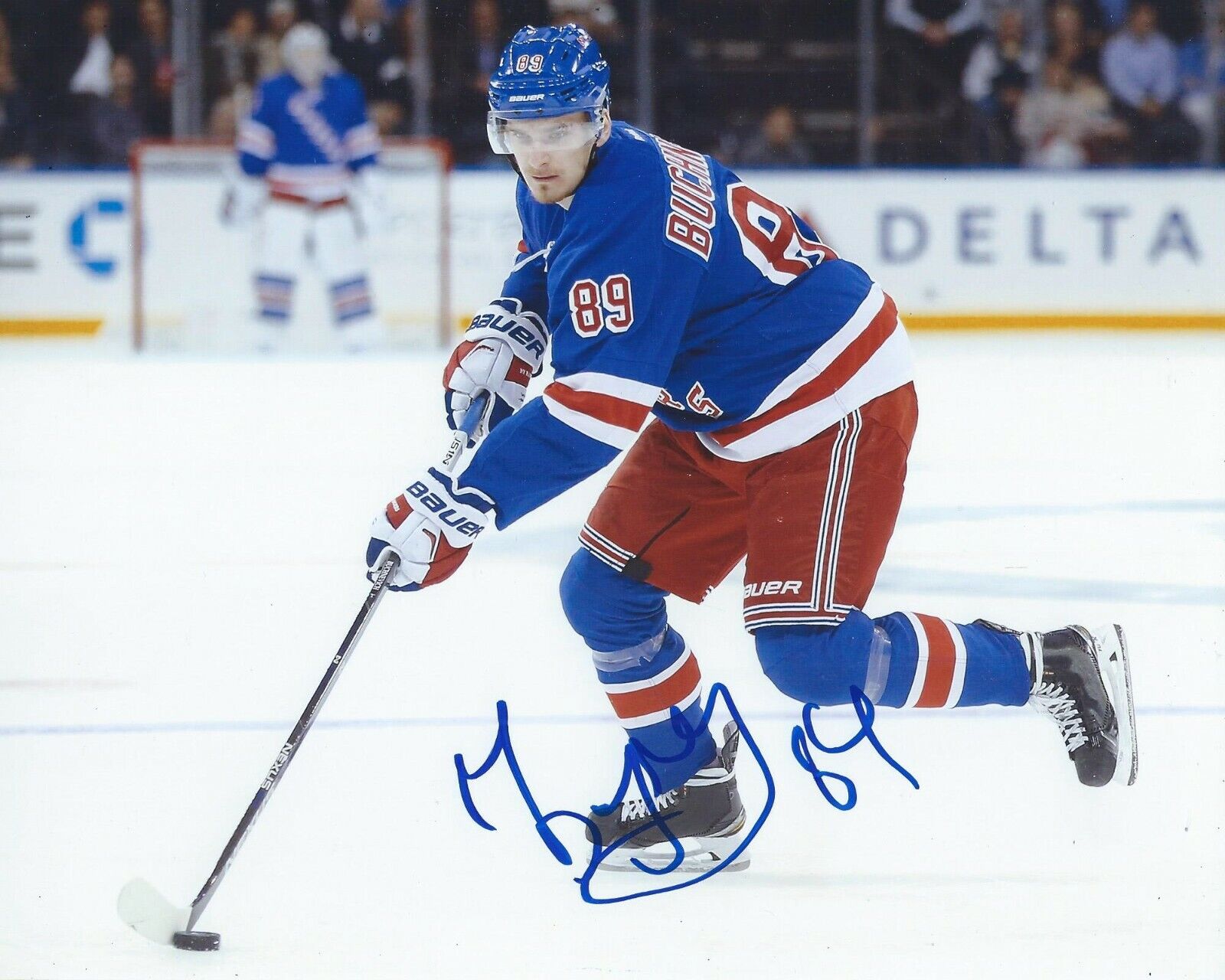 Pavel Buchnevich Signed 8x10 Photo Poster painting New York Rangers Autographed COA