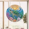 Turtle DIY Diamond Painting Acrylic Special Shape Pendant Hanging Kit