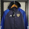 2023/2024 Boca Juniors Windbreaker Navy Blue Football Shirt 1:1 Thai Quality