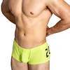 Men's sexy simple boxer briefs solid color button convex bag boxer briefs