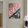 DIY Pearl Painting Ocean Fish for Home Wall Decor with Frame(40x30cm)