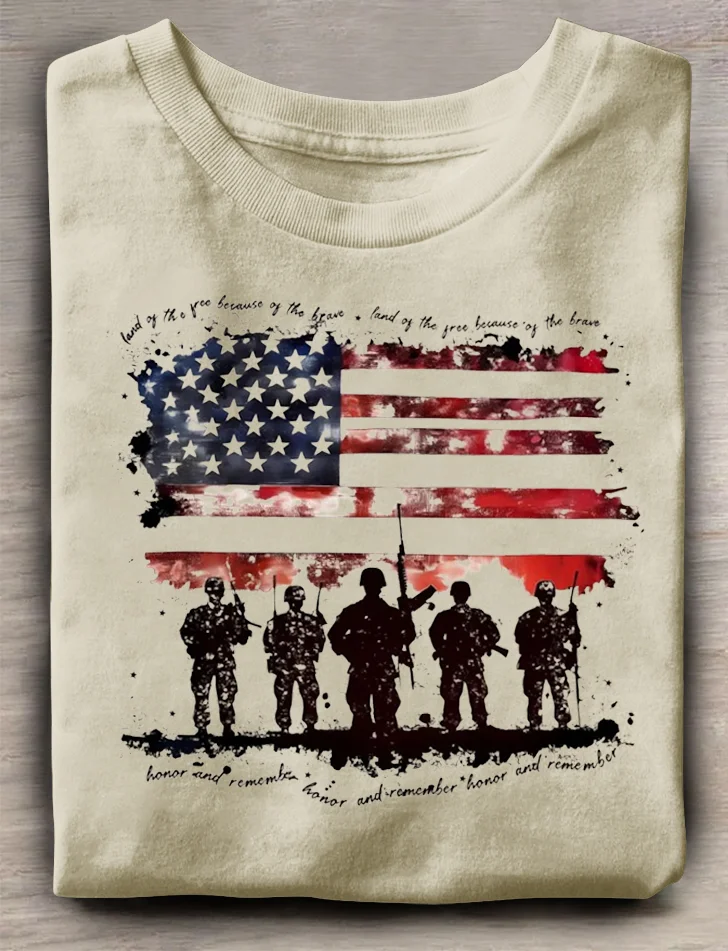 Teecade Teecade Land of The Free T-shirt
