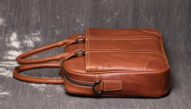 Men's Vintage Handmade Leaher Briefcases for Laptop