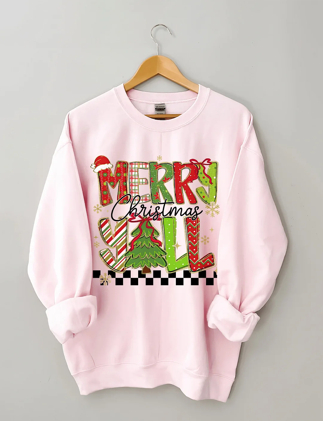 Merry Christmas Y&rsquo;all Sweatshirt