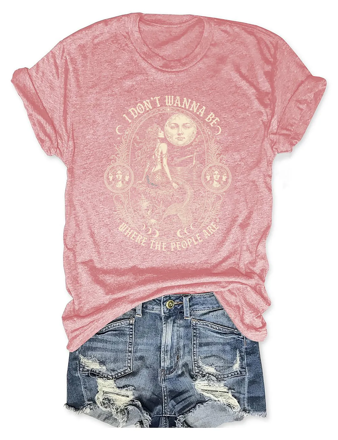 Siren I Don't Wanna Be Where The People Are T-shirt