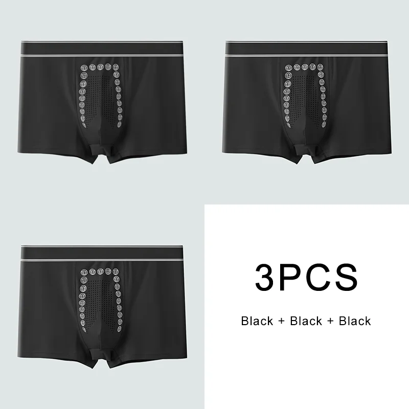 Billionm Sports Shorts Traceless Underwear Men Lingerie Boxer Breathable Pure Cotton Briefs Large Size Panties Men's Gift New