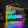 Magic Thousand Layer Mirror Atmosphere Light Night Light Creative Neon Light Game Room Bar Sign Children's Birthday Party Decoration Game Player Gift for Christmas