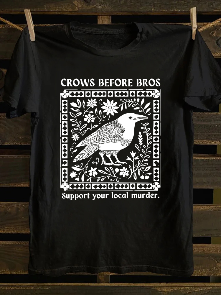 Crows Before Bros T-shirt