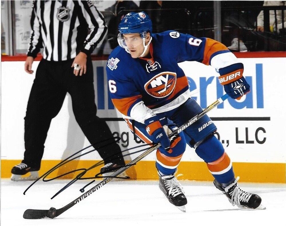 New York Islanders Ryan Pulock Signed Autographed 8x10 Photo Poster painting COA