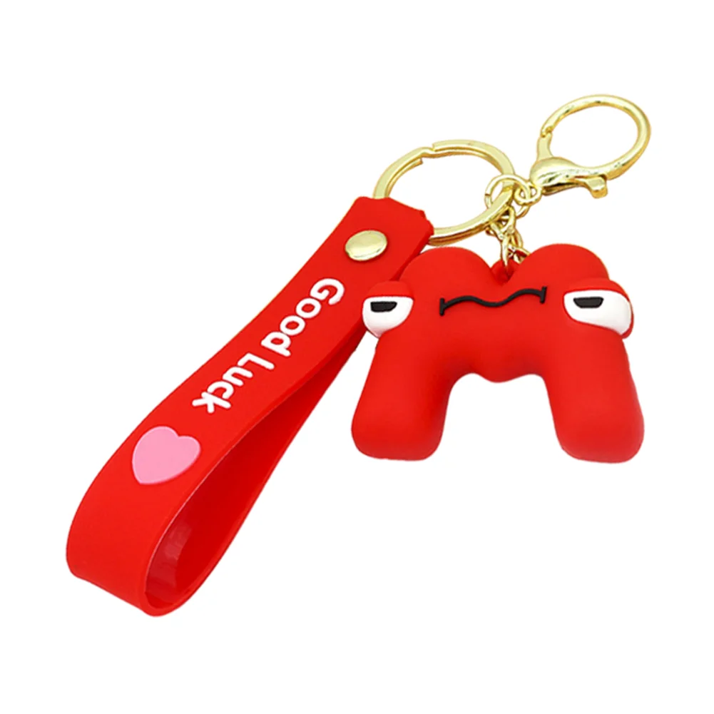 Letter A-Z Keychain Wacky Wizard Handbag Key Chain for Car Keys/Wallet/Backpack