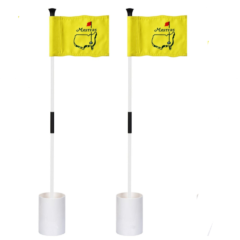 3ft mini Golf Flagstick for Backyard Golf Putting Yellow