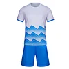 New Style Cheap Hot Sale Top Quality 2025-26 Sublimation Blue and White Soccer Uniform