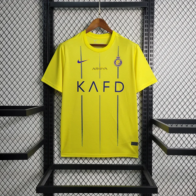 Al Nassr FC Home Shirt Kit 2023-2024  ( Printing Your Name )