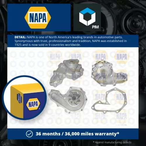 Water Pump fits VOLVO 480 1.7 2.0 86 to 96 Coolant NAPA 30621264 30855991 New Parts