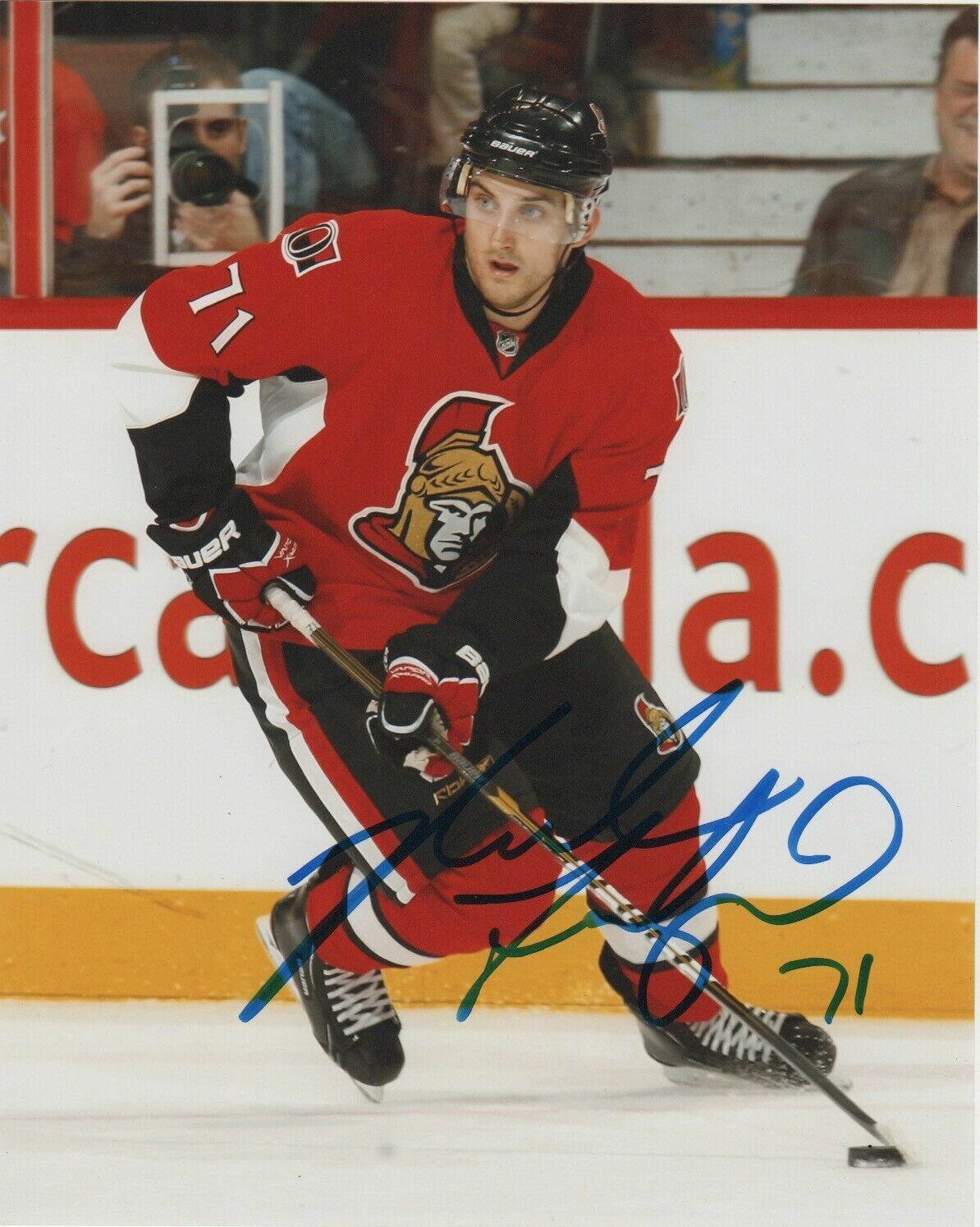 Ottawa Senators Nick Foligno Signed Autographed 8x10 Photo Poster painting COA