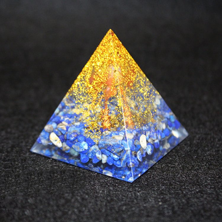 Lapis Lazuli Tree Of Life Orgone Pyramid