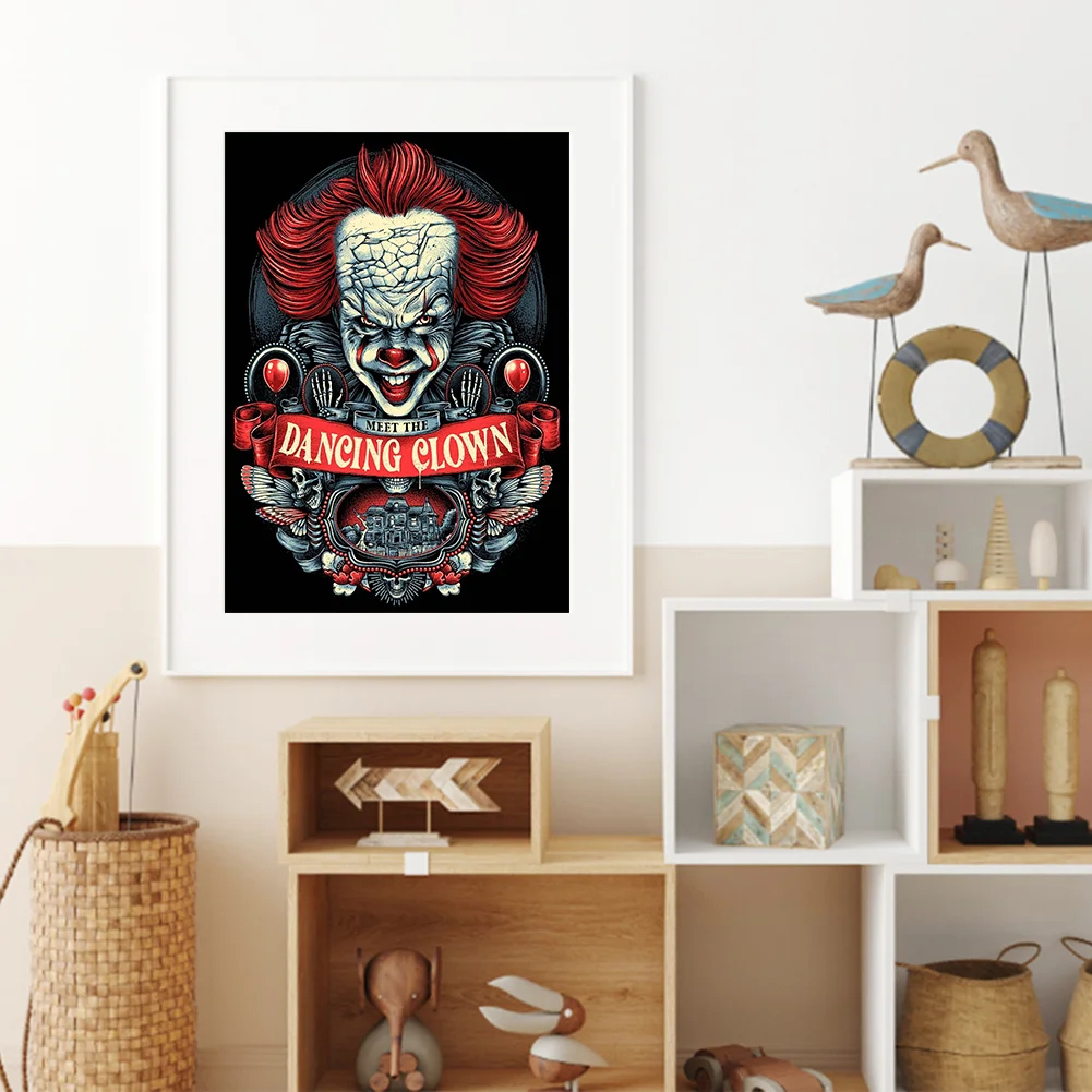 Diamond Painting - Full Round Drill - Horror Movie Characters(30*40cm)