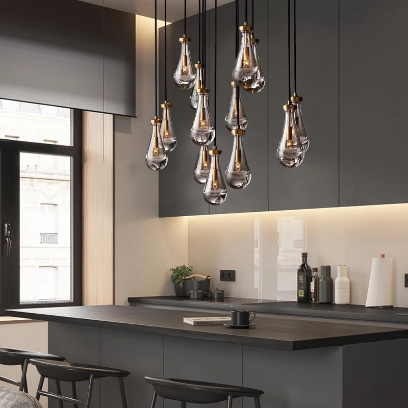 Raindrop Linear Chandelier 72'' JOSENART Josenart