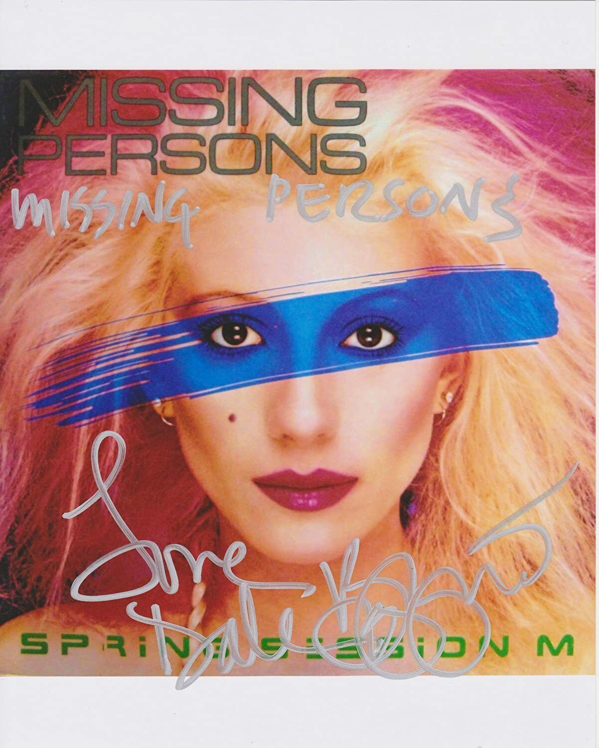 Dale Bozzio Missing Persons Original Signed 8x10 Photo Poster painting #4 At Hollywoodshow