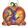 Chat citrouille acrylique - pendentif d&rsquo;artisanat 5d bricolage