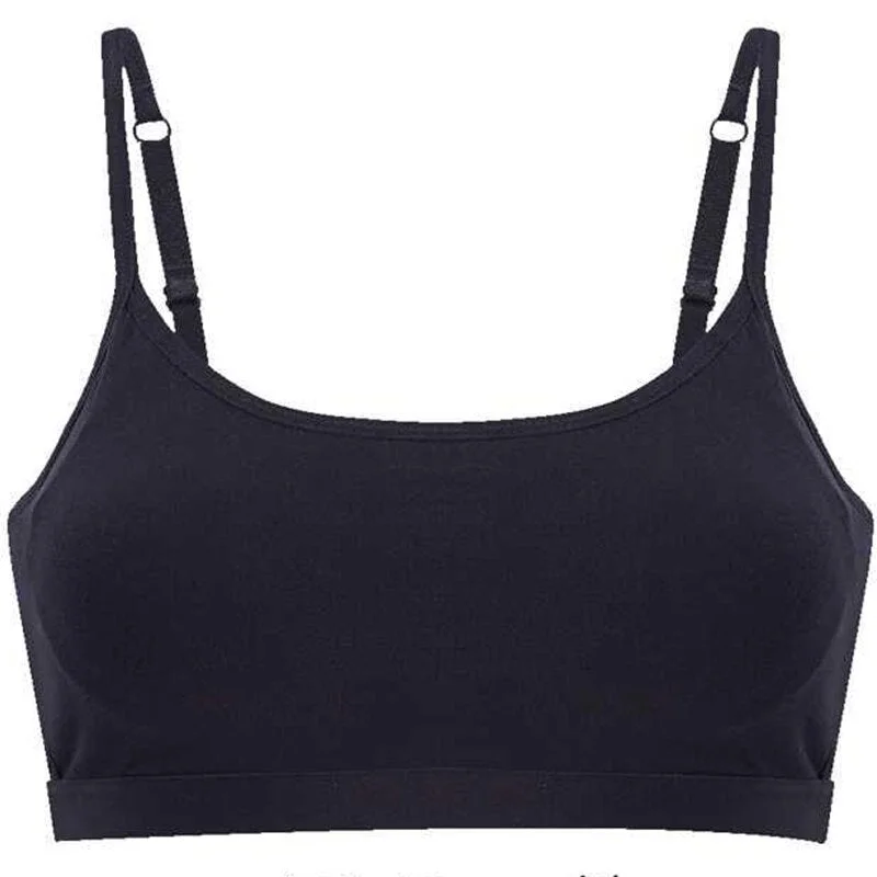 S-XL Crop Top Women Lingerie Cotton Tops Fashion Female Tank Top with Fixed Padded 4 Solid Color Tee Camisole Underwear Vest