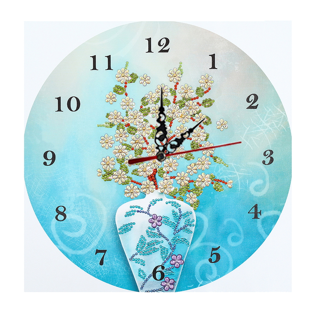 

Vase - 5D DIY Craft Clock - 35*35CM, 501 Original