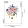 Diamond Painting-DIY Crystal Rhinestone Flower Pendant