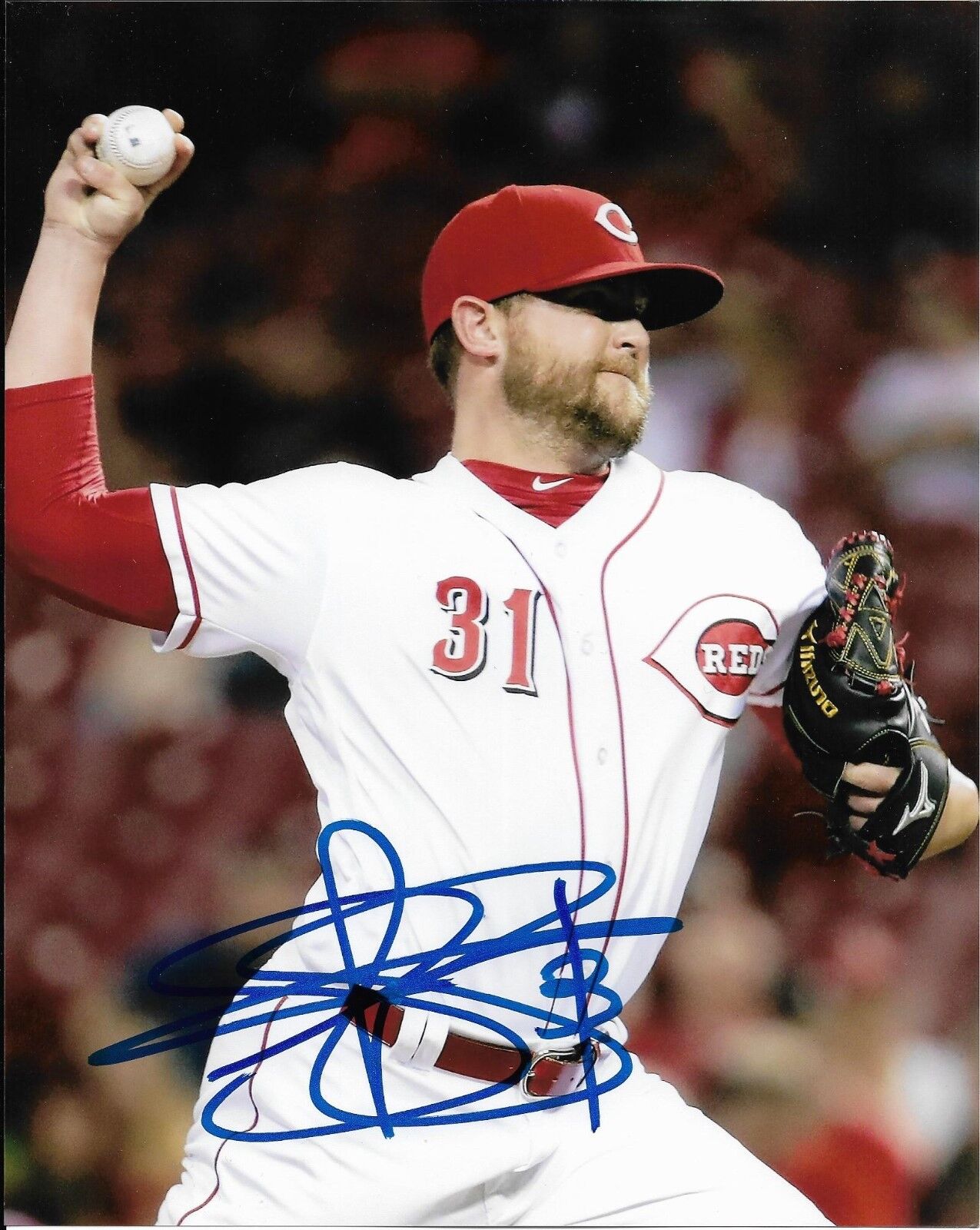 DREW STOREN signed autographed CINCINNATI REDS 8x10 Photo Poster painting w/COA