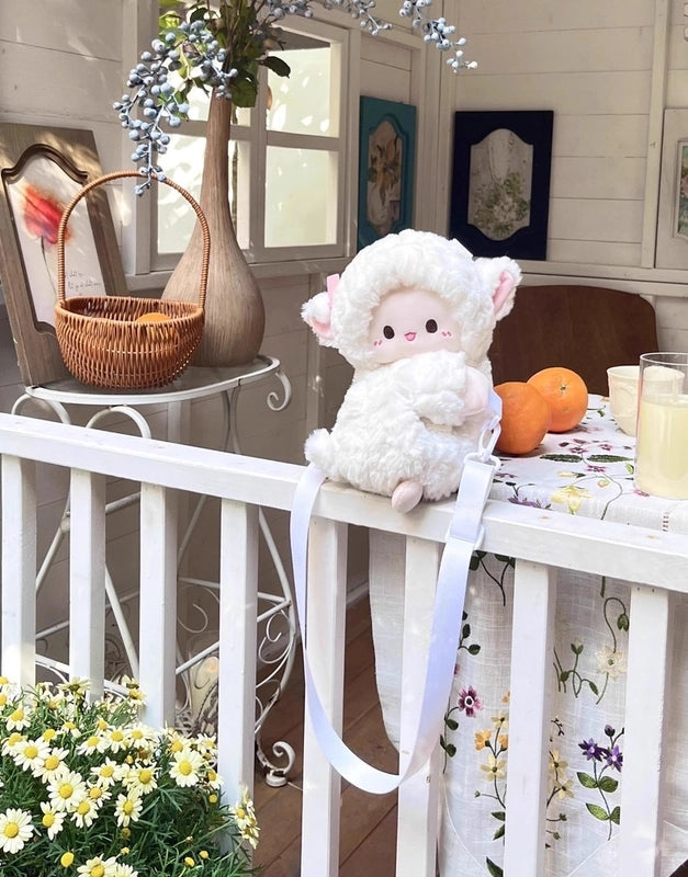 Little Bear Dog Sheep Casual Shopping Women’s Backpack