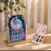 (US Local)DIY Dream Catcher Diamond Painting Kit Rotatable Mirror Diamond Art Jewelry Box