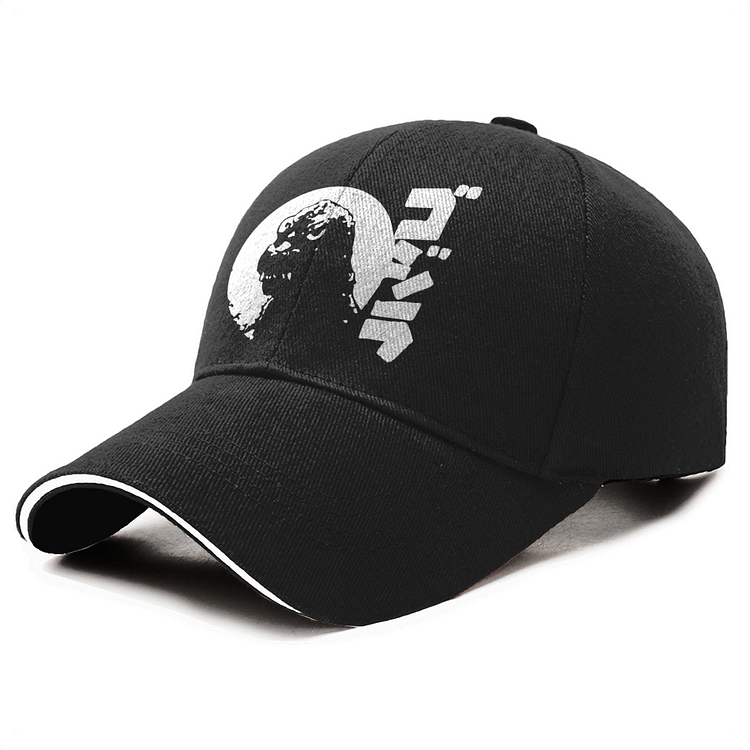 Grunge Motif, Godzilla Baseball Cap