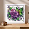 5D DIY Partial Special Shaped Drill Diamond Painting Kit Butterfly Decor With Frame Kit 18x18cm