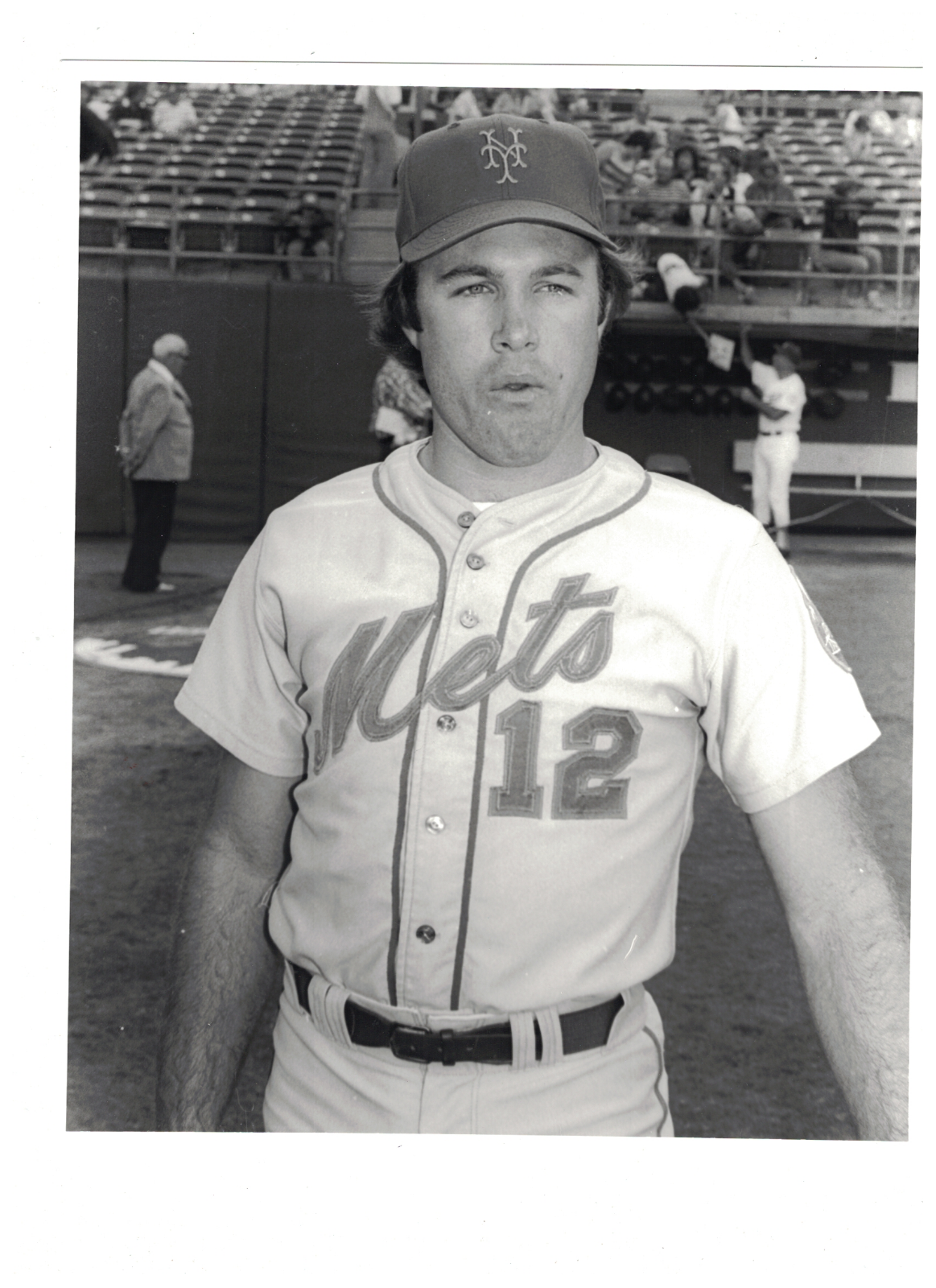 John Stearns New York Mets 8x10 Vintage Baseball Photo Poster painting RH3