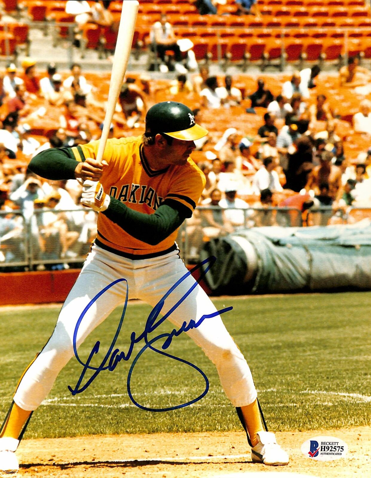 Athletics Dave Kingman Authentic Signed 8x10 Photo Poster painting Autographed BAS 1