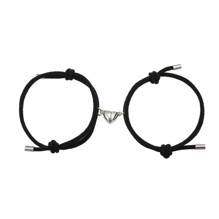Magnetic Heart Bracelet Set