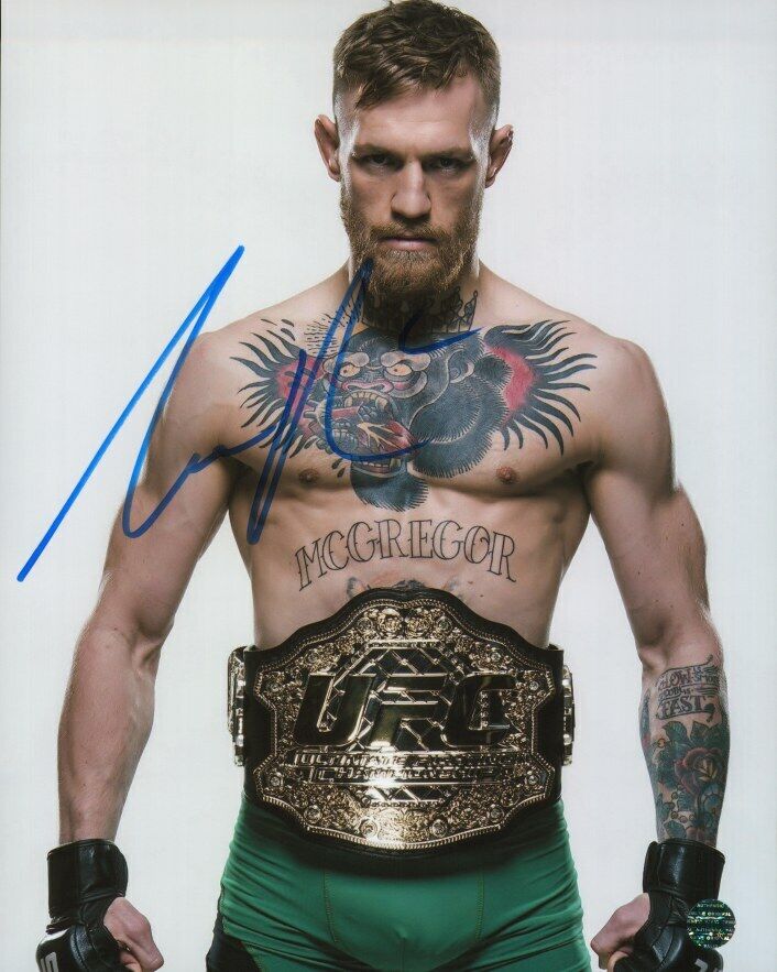 CONOR MCGREGOR - MMA UFC Autographed Original 8x10 Photo Poster painting LOA TTM