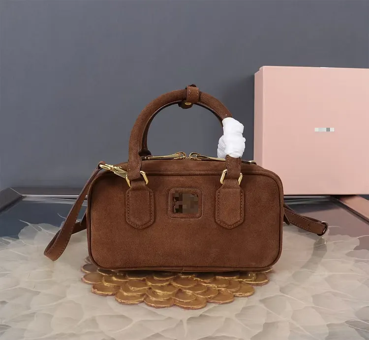 Women's Suede Bags Brwon Bags